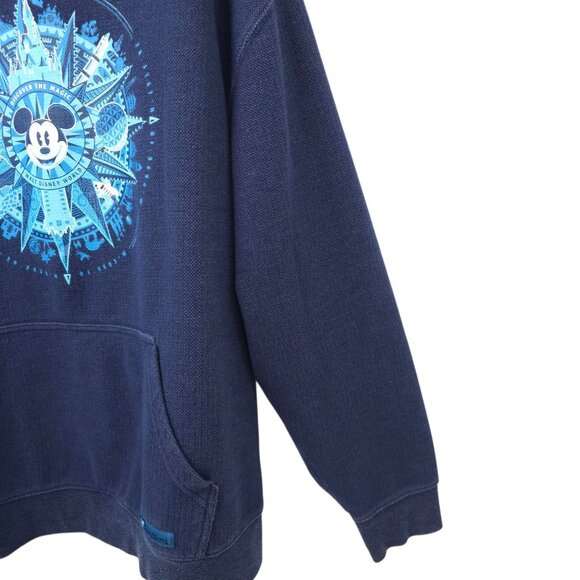 Disney Parks Mickey Mouse Graphic Sweatshirt Sweater Adult XXL Kangaroo Pocket - Picture 14 of 16